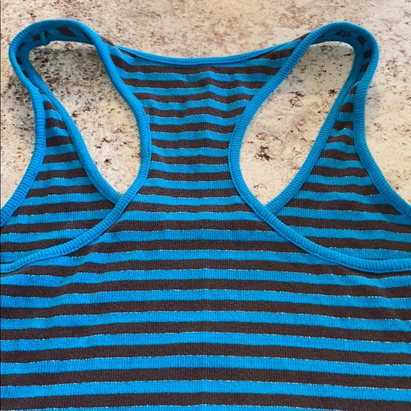 Express Racerback Tank Striped Dress - Picture 8 of 9